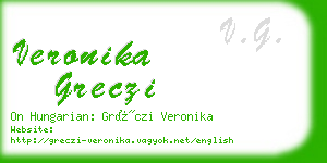 veronika greczi business card